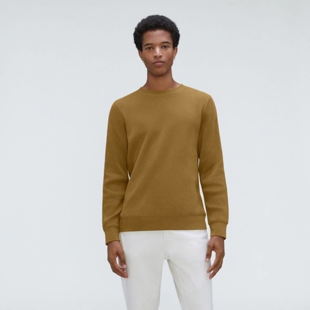 Everlane Cotton Waffle Long Sleeve Crew Tee